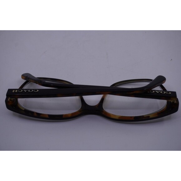 Coach Eyeglasses HC 5443 Oxblood Tort Varsity Stripe FRAMES ONLY w/ Case, Cloth - Picture 9 of 12